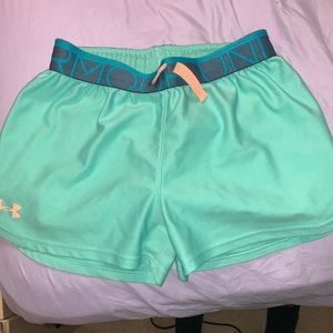 Girls under armor shorts